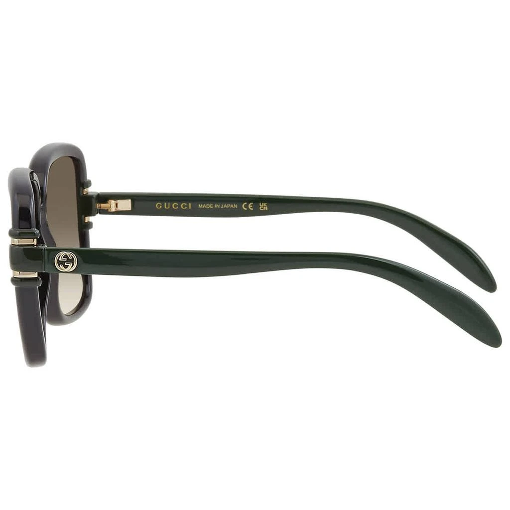 商品Gucci|Gucci Brown Square Ladies Sunglasses GG1066S 003 59,价格¥1337,第3张图片详细描述