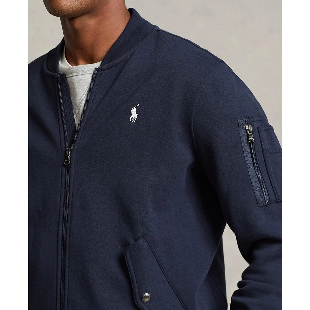 商品Ralph Lauren|Men's Double-Knit Bomber Jacket,价格¥598,第3张图片详细描述