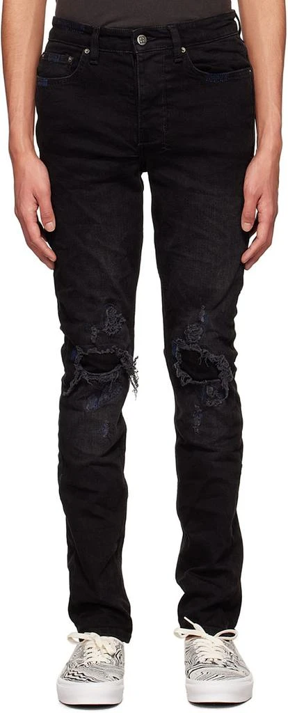 商品Ksubi|Black Chitch Blu Bottle Trashed Jeans,价格¥938,第1张图片