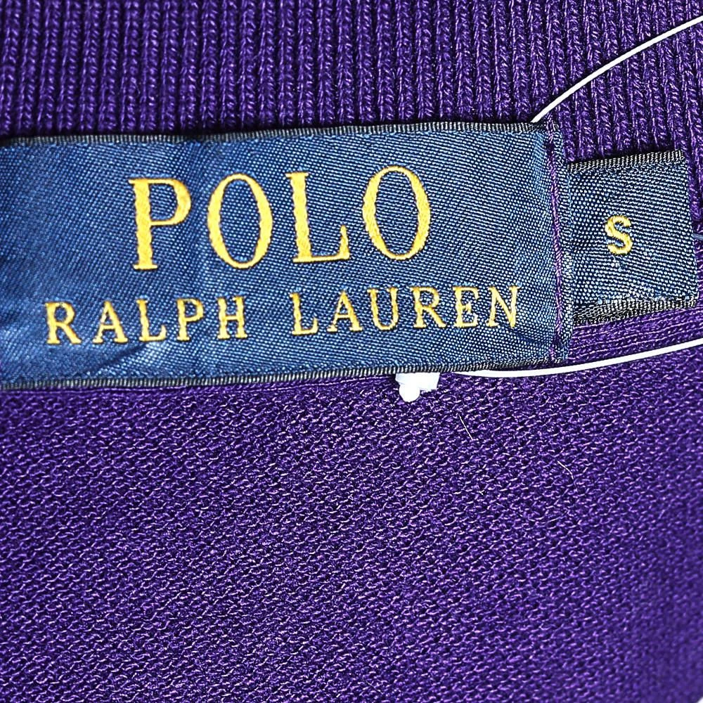 商品[二手商品] Ralph Lauren|Polo Ralph Lauren Purple Cotton Pique Long Sleeve Polo T-Shirt S ,价格¥954,第5张图片详细描述