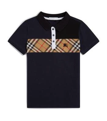 商品Burberry|Vintage Check Polo Shirt,价格¥825,第1张图片