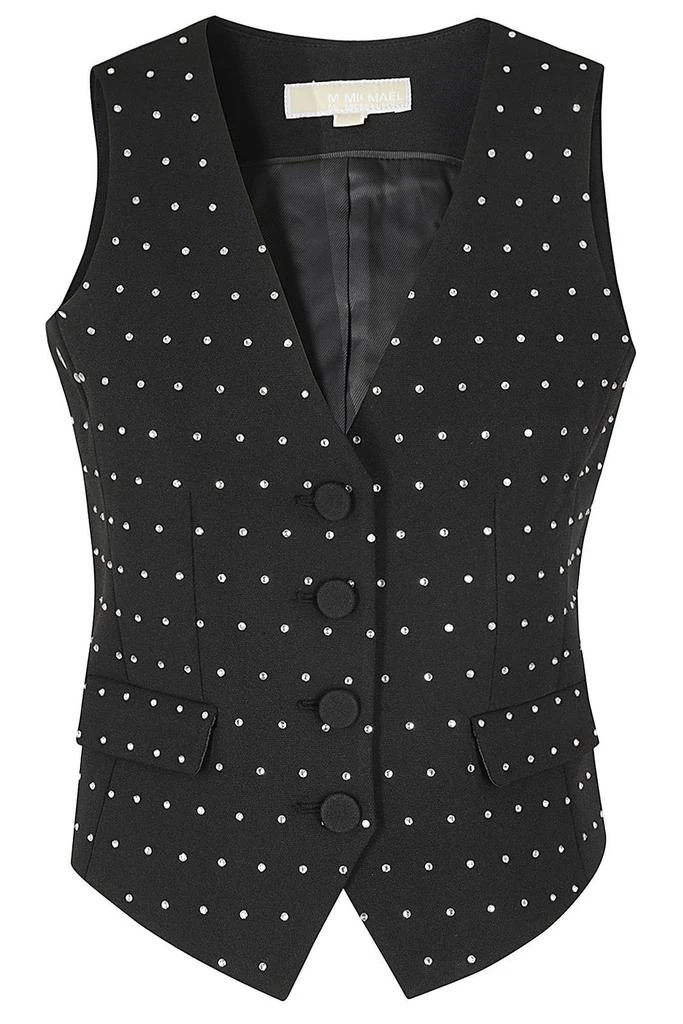 商品Michael Kors|Michael Michael Kors Embellished Crepe Vest,价格¥1378,第1张图片