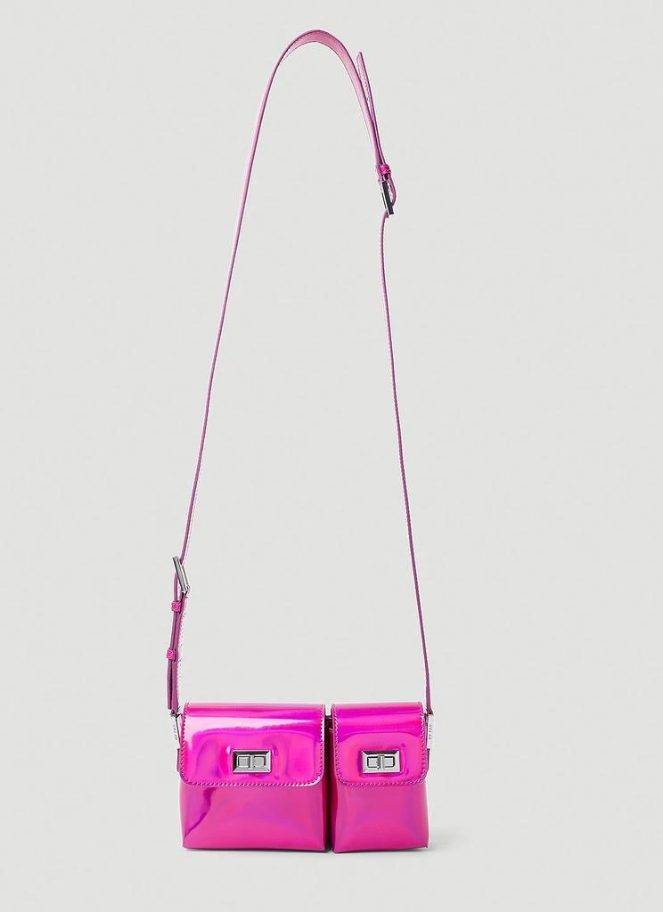 商品by FAR|By Far Baby Billy Iridescent Shoulder Bag,价格¥2242,第4张图片详细描述