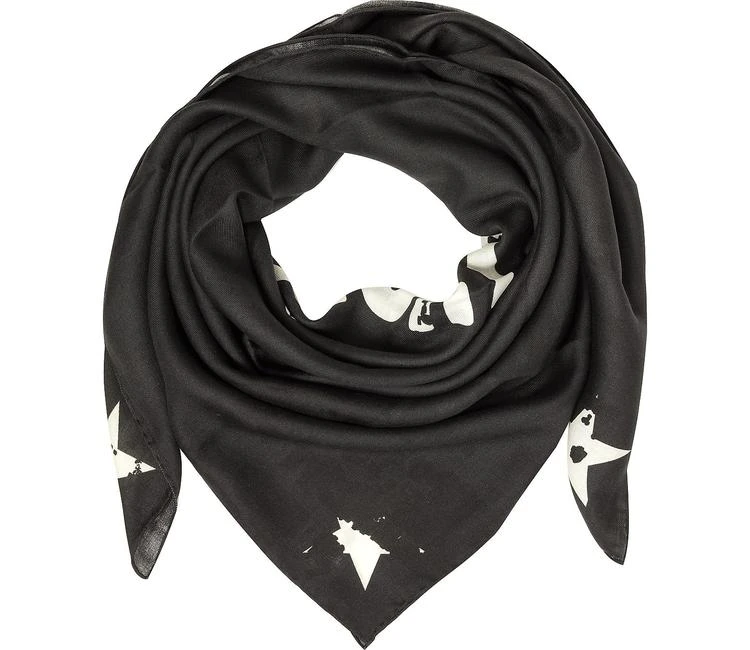 商品Givenchy|Givenchy Black Wool and Silk Signature Wrap,价格¥1453,第1张图片