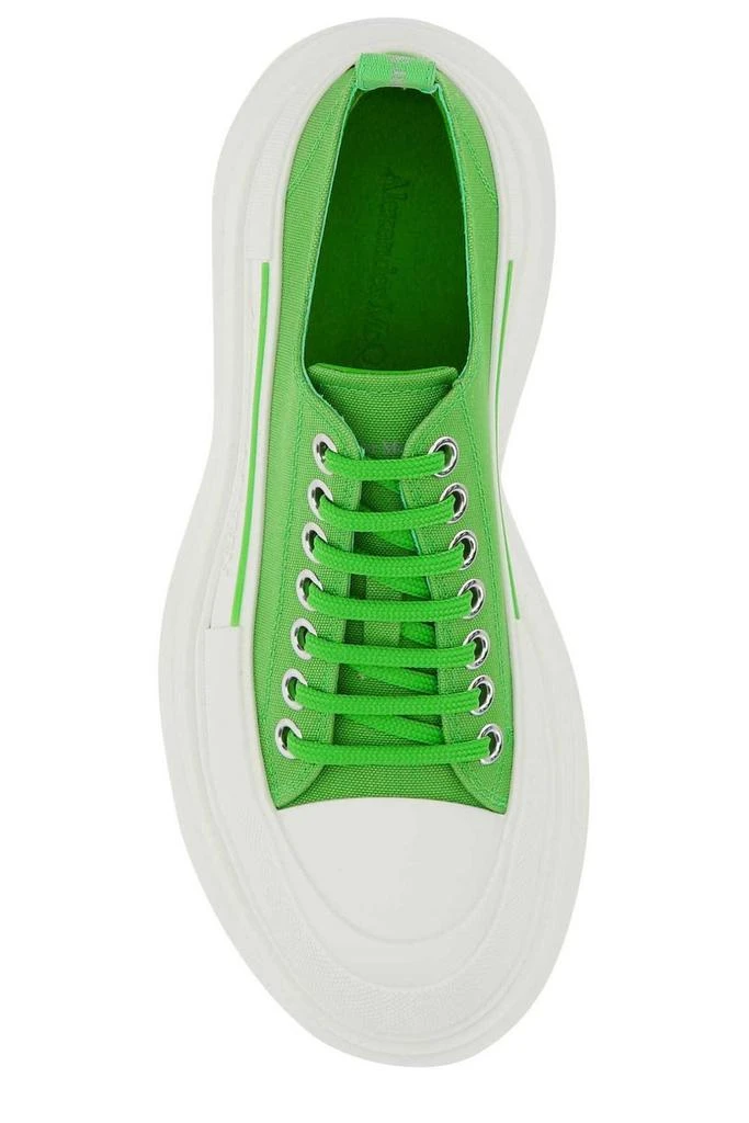 商品Alexander McQueen|Alexander McQueen Tread Slick Lace-Up Sneakers,价格¥2571,第3张图片详细描述