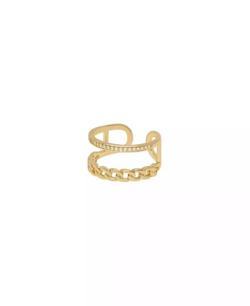 商品Ettika Jewelry|Wanderer Crystal and Gold - Tone Ring,价格¥295,第1张图片