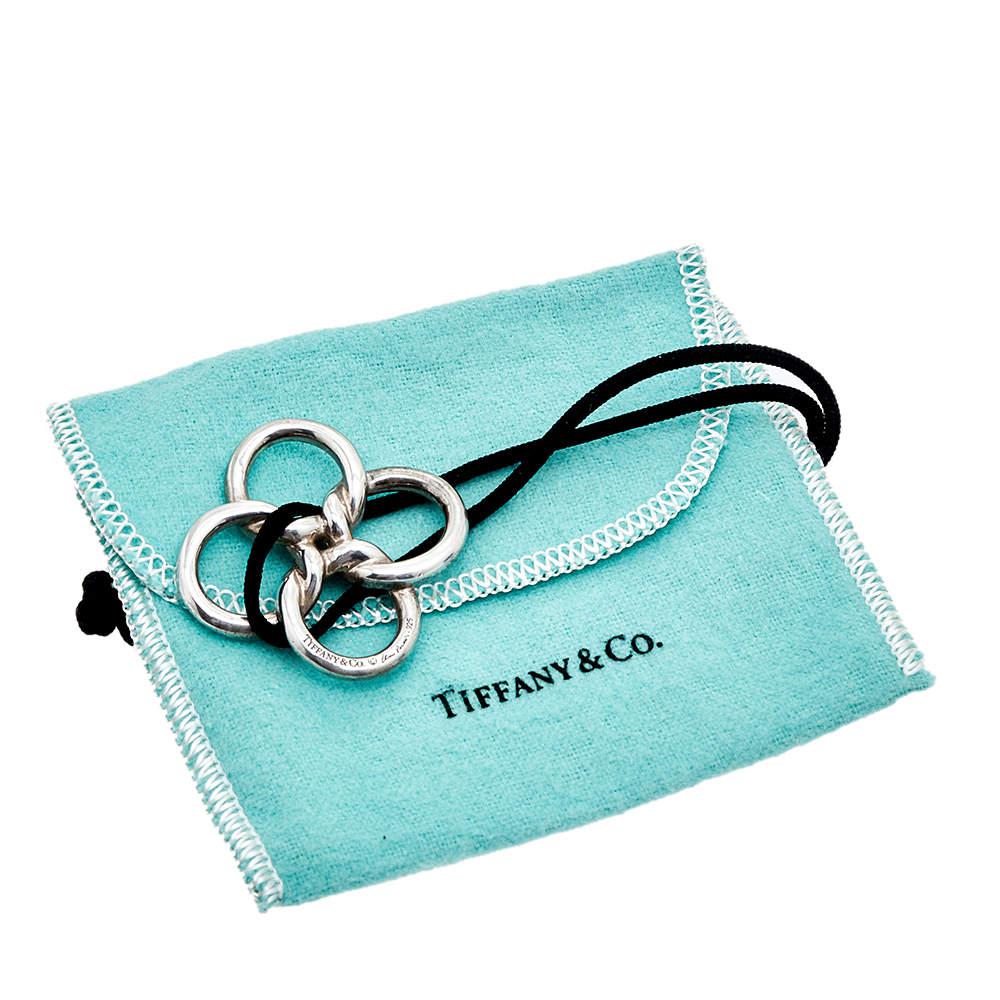 Tiffany & Co. Elsa Peretti Quadrifoglio Motif Silver 925 Pendant商品第5张图片规格展示