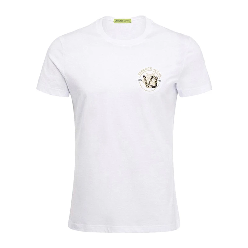 VERSACE JEANS 范思哲牛仔 白色棉男士T恤 B3GTA76R-36610-003 商品