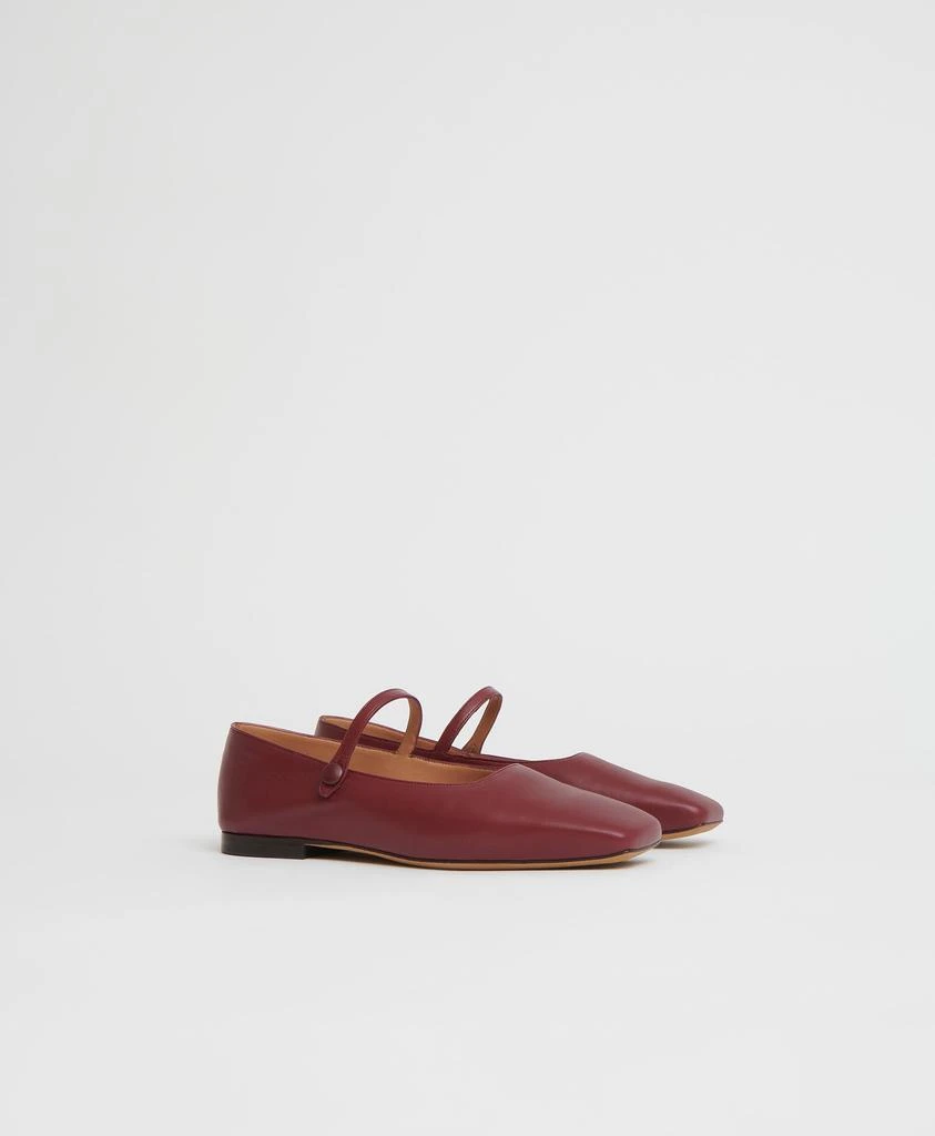 商品Mansur Gavriel|Square Toe Mary Jane - Claret,价格¥1214,第2张图片详细描述