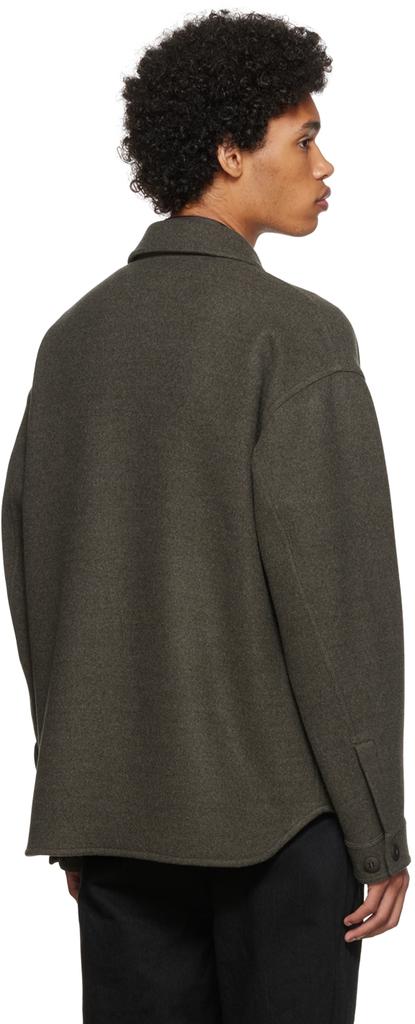 Gray Virgin Wool Jacket商品第3张图片规格展示