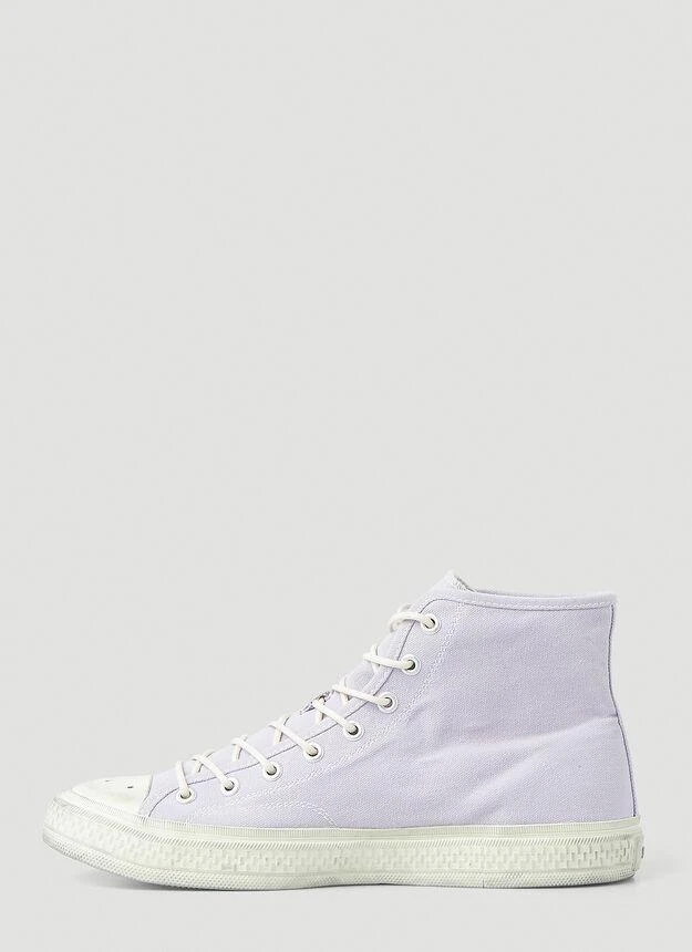 商品Acne Studios|Ballow High Top Tumbled Sneakers in Lilac,价格¥871,第3张图片详细描述