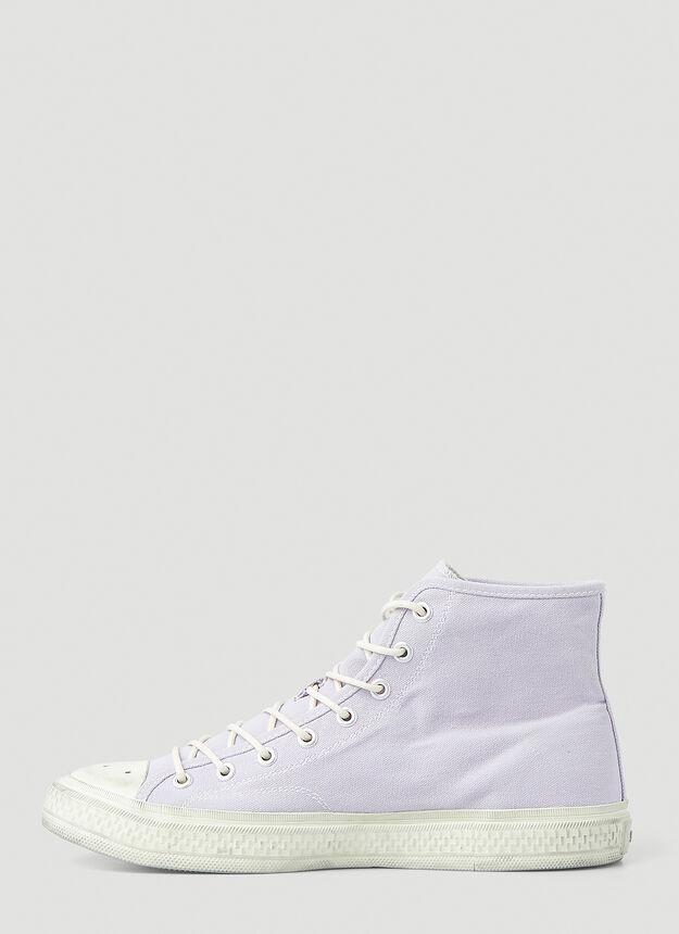 商品Acne Studios|Ballow High Top Tumbled Sneakers in Lilac,价格¥1185,第5张图片详细描述