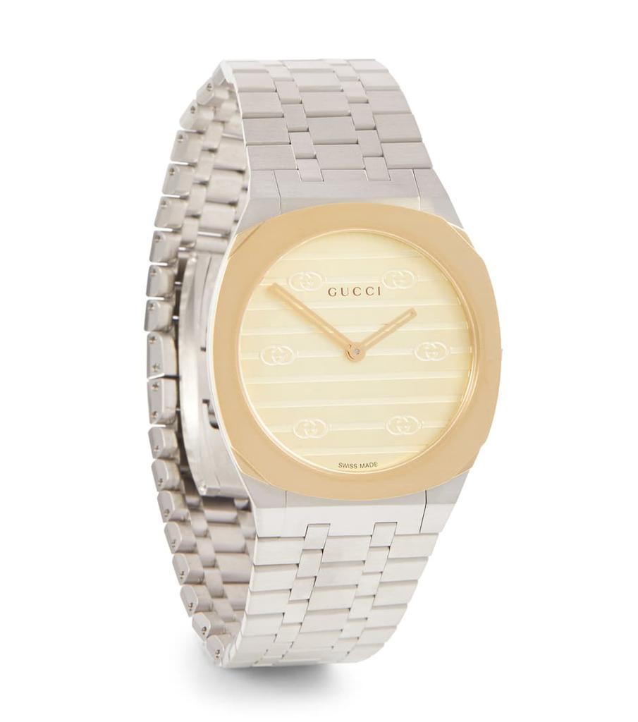 商品Gucci|25H 30mm stainless steel watch,价格¥11491,第1张图片