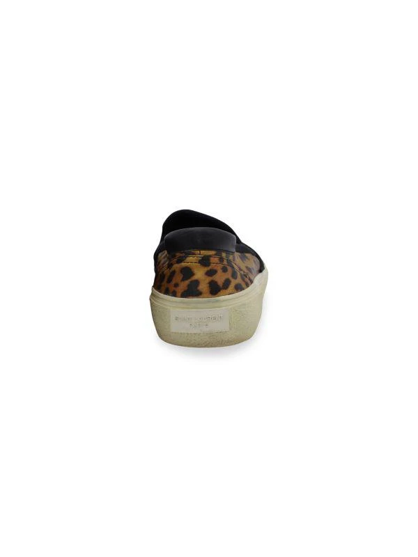 商品[二手商品] Yves Saint Laurent|Saint Laurent Venice Leopard-Print Slip On Sneakers In Multicolor Canvas Athletic Shoes Sneakers,价格¥2129,第2张图片详细描述