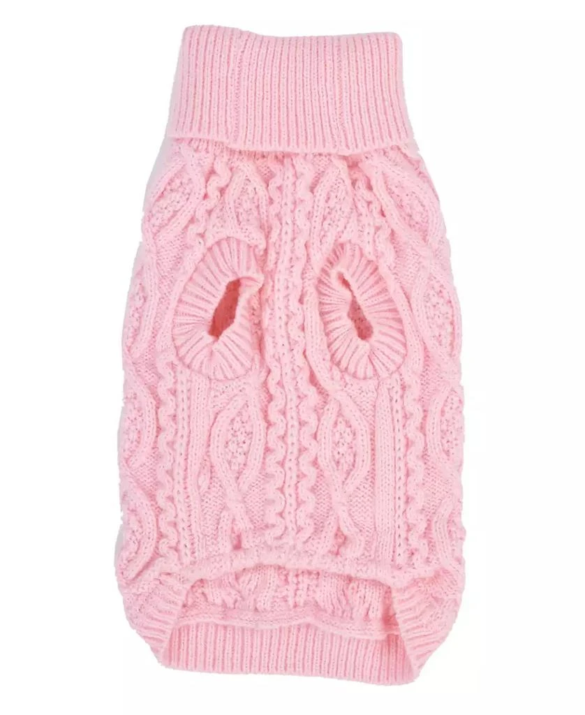 商品Macy's|Cable Knit Dog Sweater,价格¥209,第3张图片详细描述