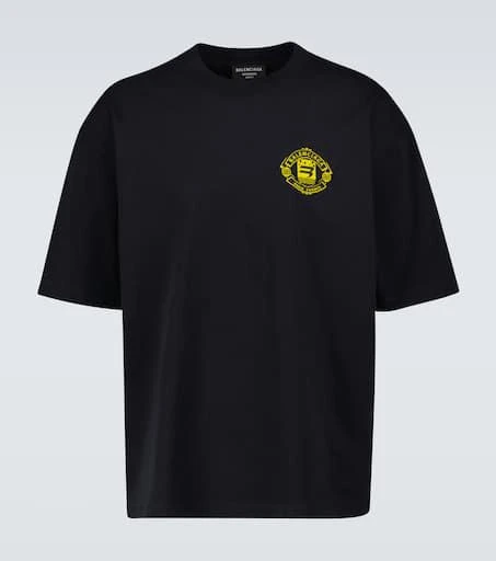 商品Balenciaga|Crest medium-fit T-shirt,价格¥4152,第1张图片