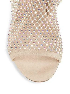 商品Charles David|Runaway Rhinestone-Studded Block-Heel Sandals,价格¥319,第5张图片详细描述