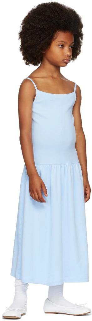 商品Gil Rodriguez|Kids Blue LaPointe Dropwaist Midi Dress,价格¥289,第4张图片详细描述