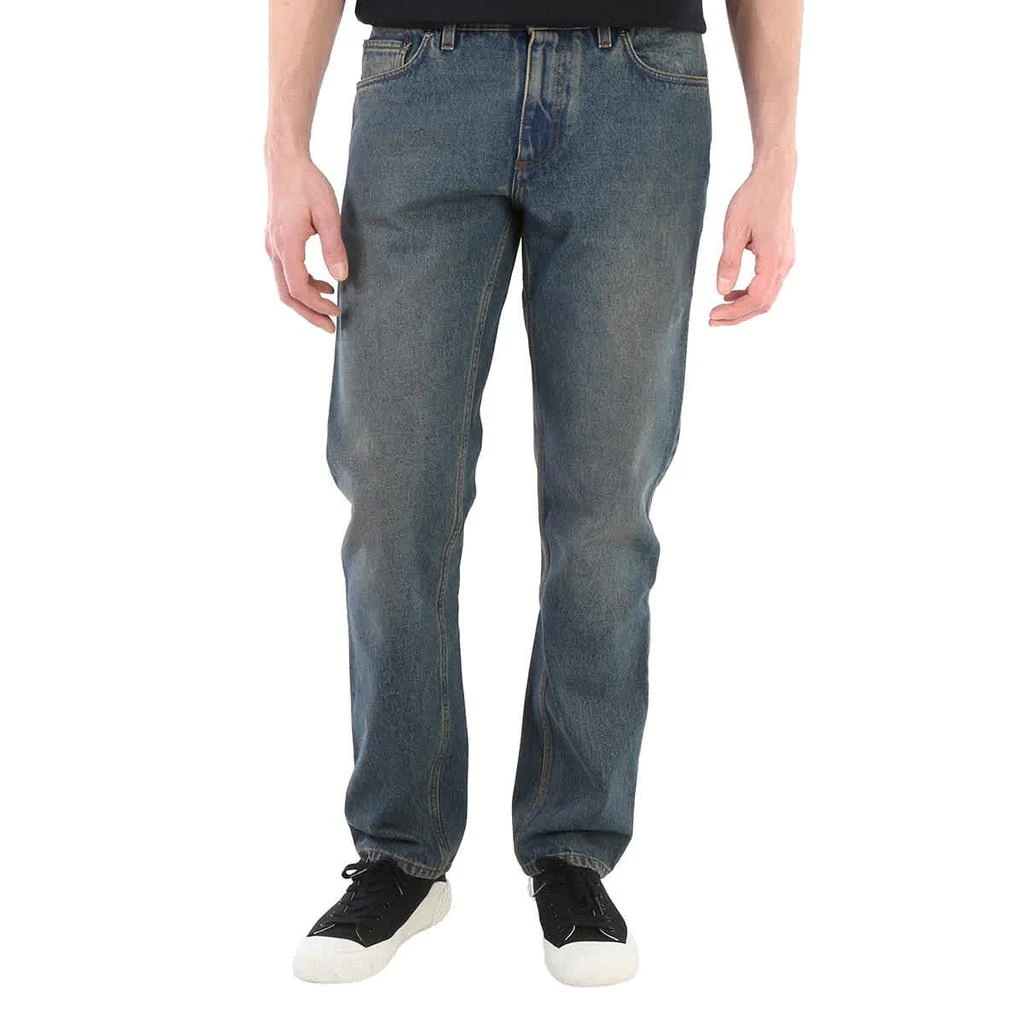 商品Burberry|Burberry Mens Indigo Straight Fit Washed Denim Jeans, Waist Size 30R,价格¥1593,第1张图片