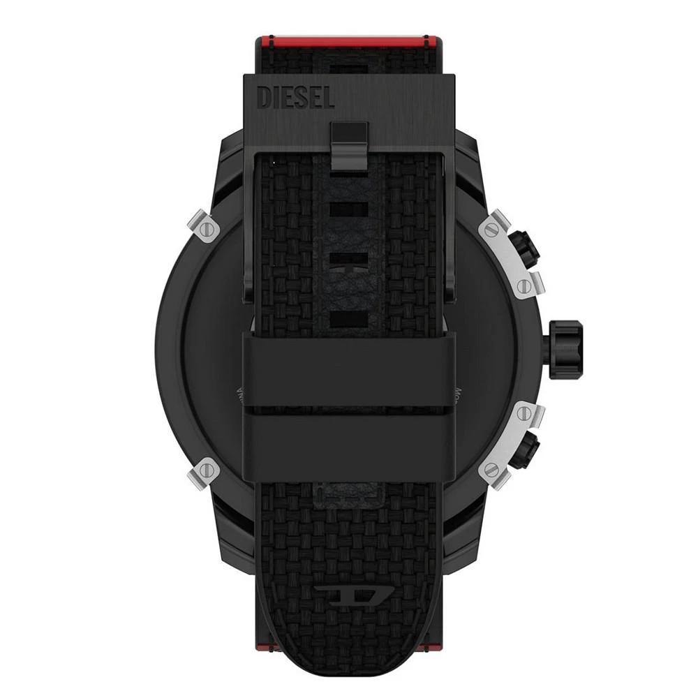 商品Diesel|Men's Touchscreen Griffed Black Nylon and Silicone Strap Smartwatch, 48mm,价格¥2612,第3张图片详细描述