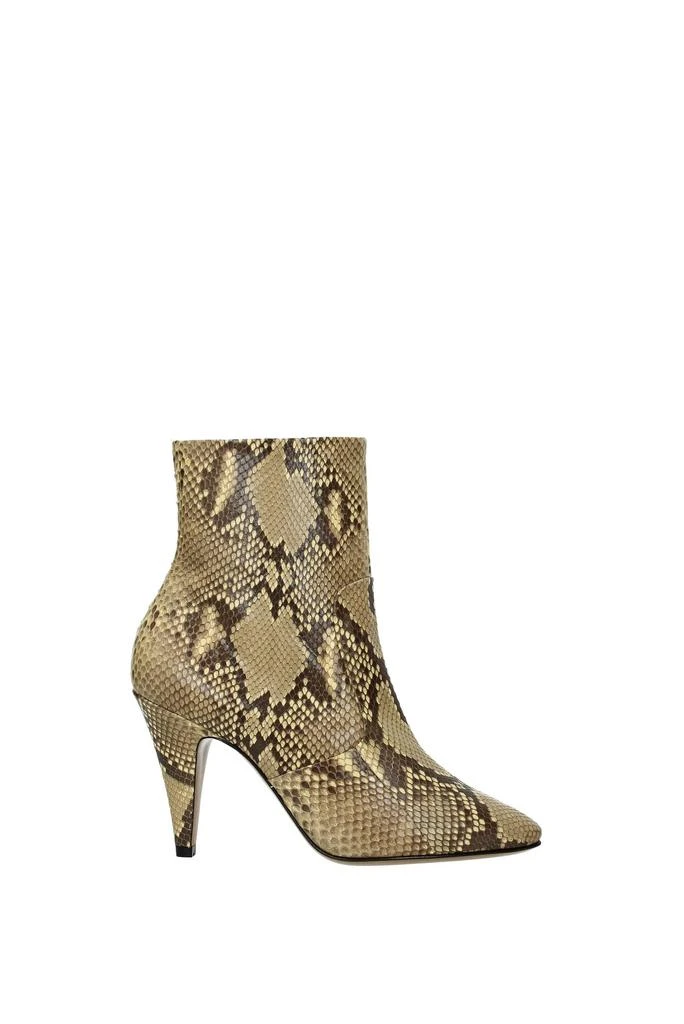 商品Celine|Ankle boots Leather Python Beige,价格¥4503,第1张图片