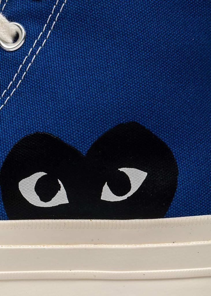 Comme des Garçons Play Blue Converse Black Heart Chuck 70 Sneakers商品第6张图片规格展示