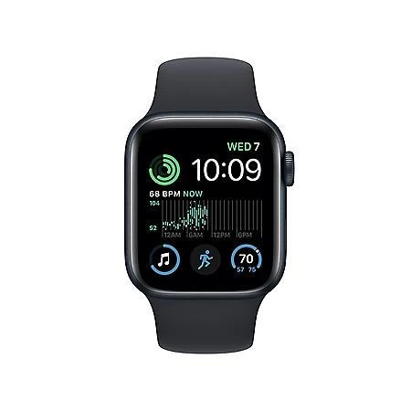 商品Apple|Apple Watch SE (2nd Generation) GPS 40mm Aluminum Case with Sport Band (Choose Color and Band Size),价格¥1963,第2张图片详细描述