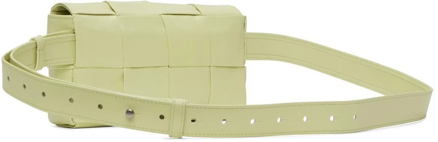 商品Bottega Veneta|Yellow Cassette Belt Pouch,价格¥14961,第3张图片详细描述