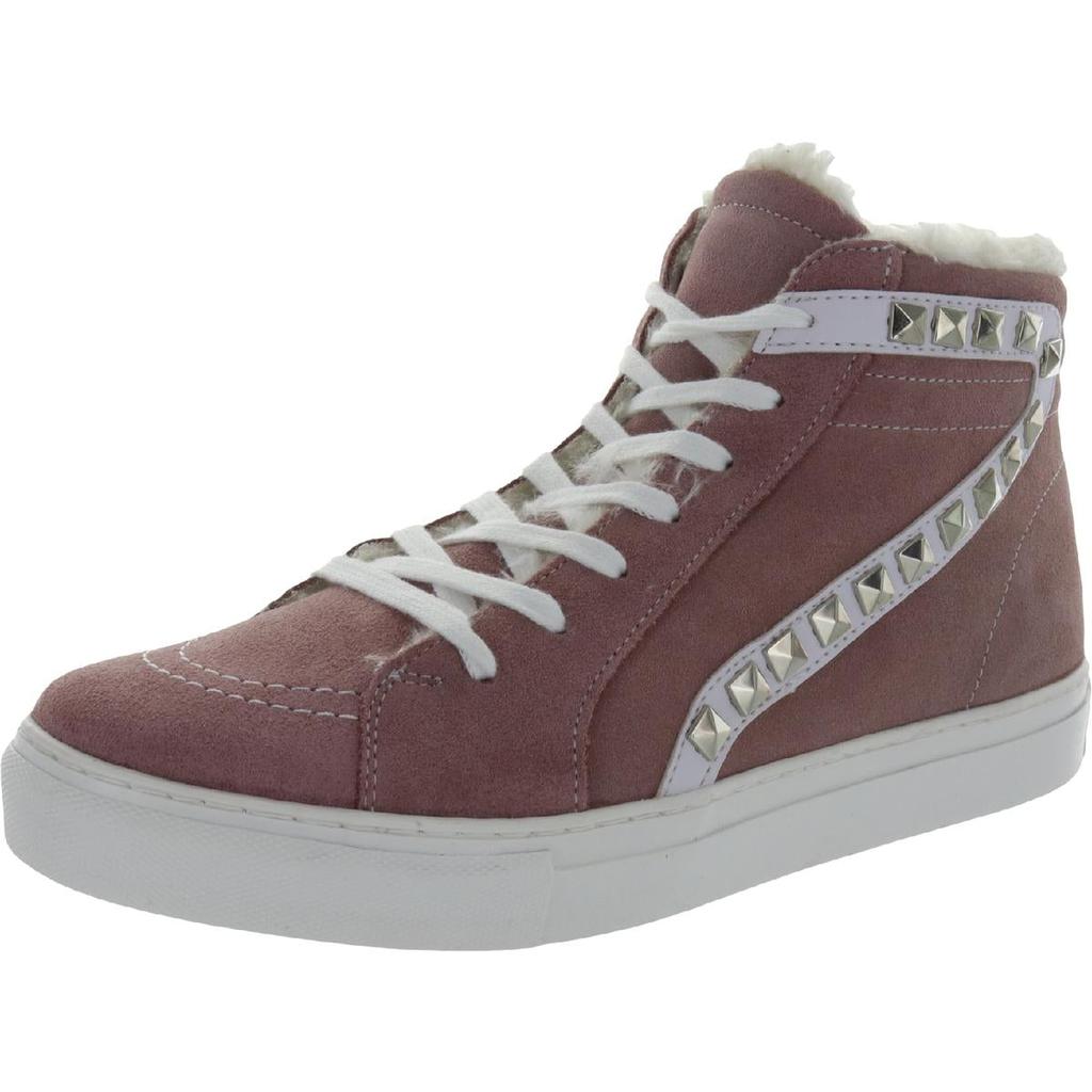 Steve Madden Womens Tracey Studded Lace-up High Top Sneakers商品第4张图片规格展示