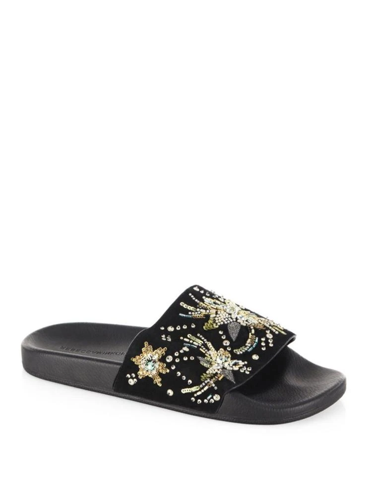 商品Rebecca Minkoff|Suzette Embellished Slides,价格¥1463,第1张图片