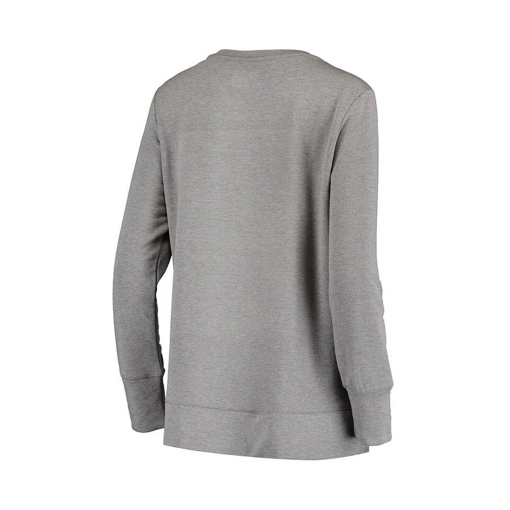 商品Fanatics|Women's Branded Gray LAFC Triumph Tri-Blend Pullover Sweatshirt,价格¥369,第3张图片详细描述