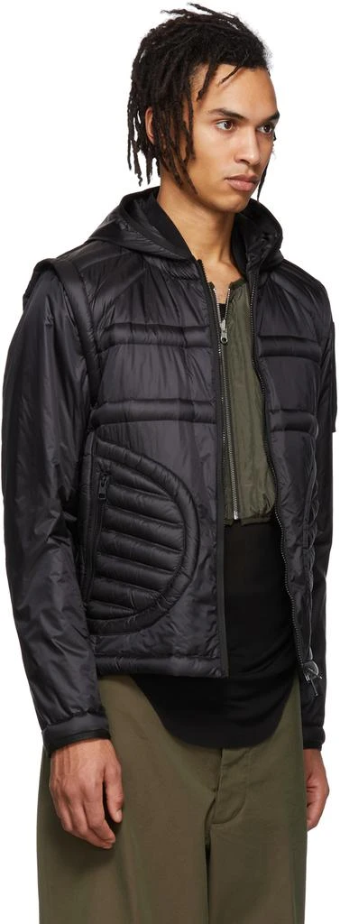 商品Moncler|5 Moncler Craig Green Black Down Apex Jacket,价格¥7723,第2张图片详细描述