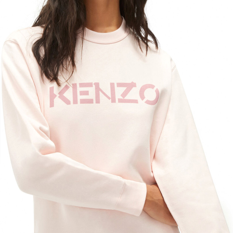 KENZO 女士淡粉色卫衣 FB62SW8214ML-34商品第4张图片规格展示