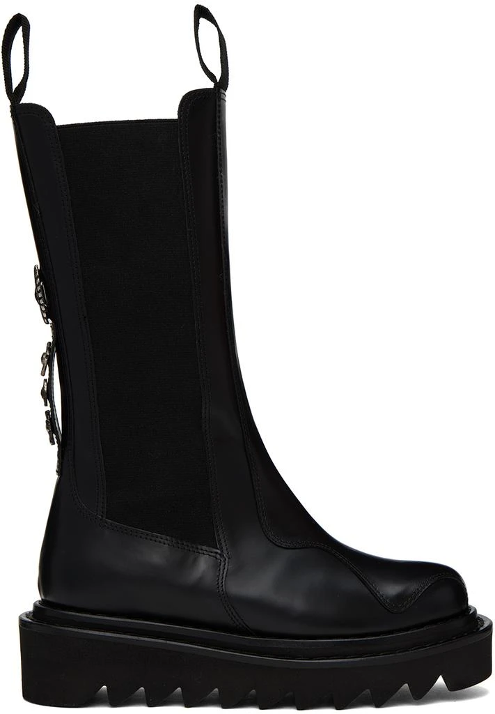 商品Toga Pulla|SSENSE Exclusive Black Boots,价格¥2580,第1张图片