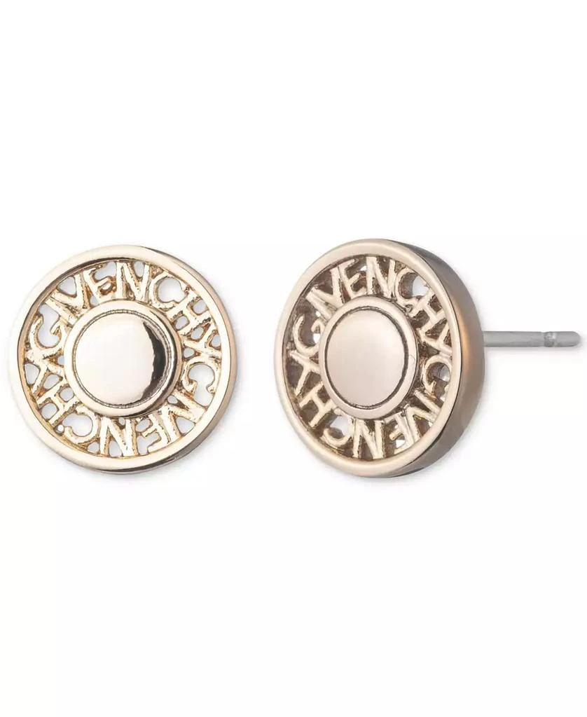 商品Givenchy|Gold-Tone Logo Coin Button Stud Earrings,价格¥251,第1张图片