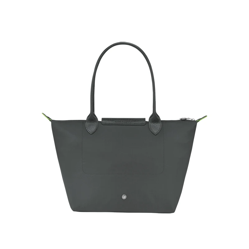 LONGCHAMP/珑骧 女士灰色帆布银色五金按扣拉链开合中号托特包 商品