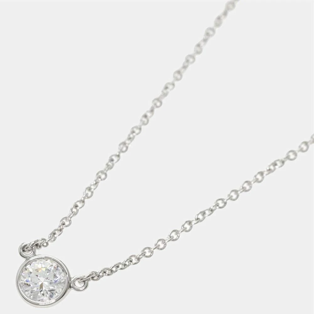 商品[二手商品] Tiffany & Co.|Tiffany & Co. Else Peretti Diamond By The Yard Platinum Diamond Necklace,价格¥15703,第1张图片