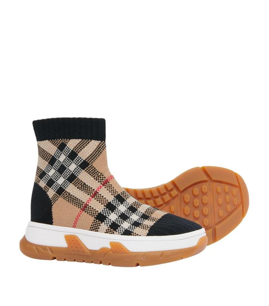 商品Burberry|Vintage Check Sock Sneakers,价格¥3070,第5张图片详细描述