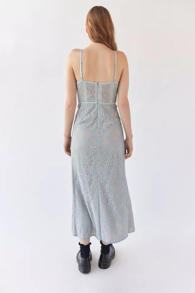 商品Urban Outfitters|UO Angelica Corset Midi Dress,价格¥442,第6张图片详细描述