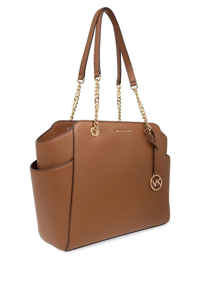 商品Michael Kors|Michael Michael Kors Jacquelyn Logo Charm Medium Tote Bag,价格¥1737,第3张图片详细描述