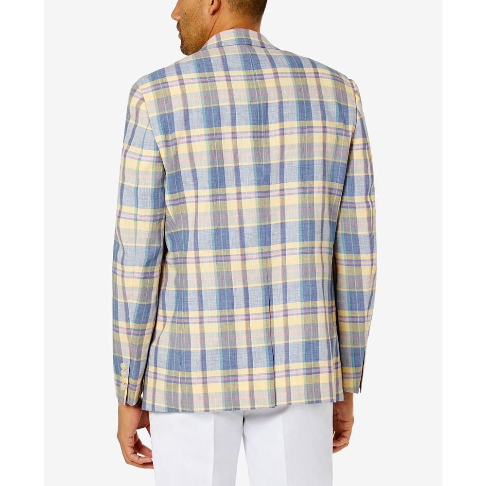 Men's Classic-Fit Patterned Sport Coat, Created for Macy's商品第2张图片规格展示