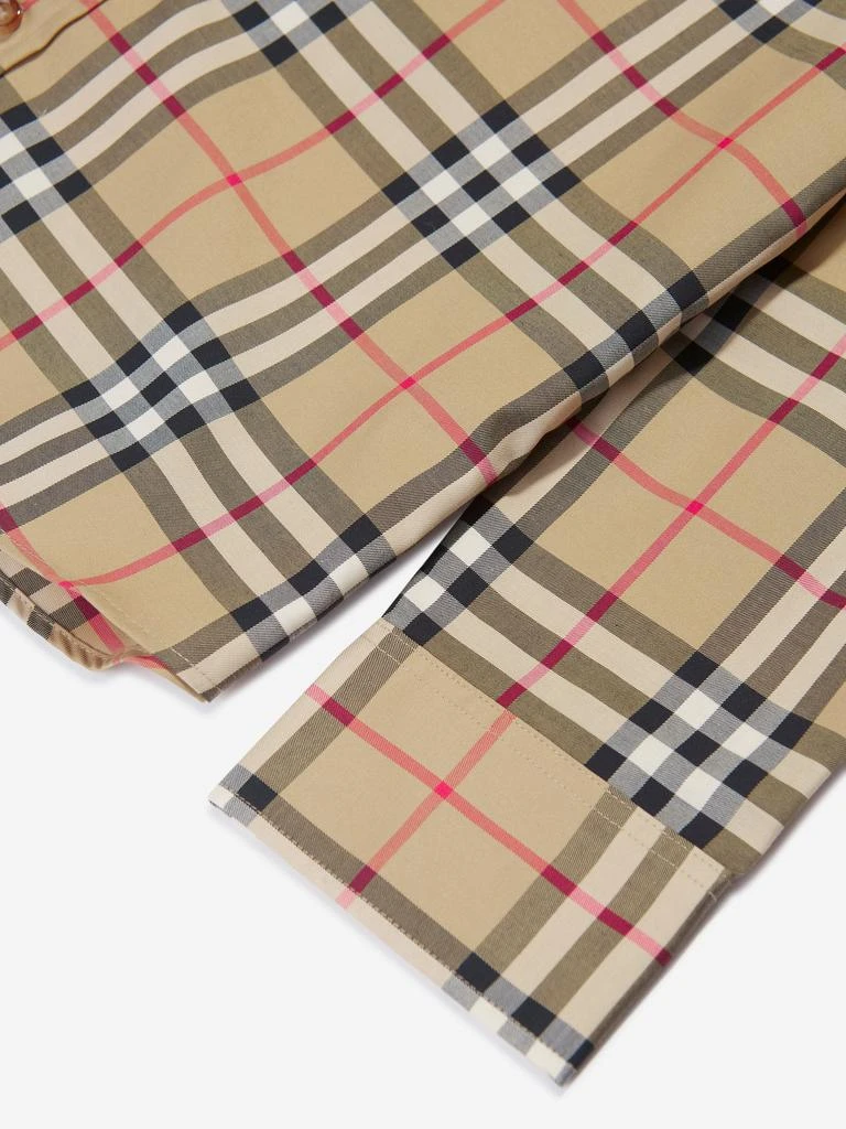 商品Burberry|Burberry Boys Owen Long Sleeve Check Shirt in Beige,价格¥2060,第4张图片详细描述