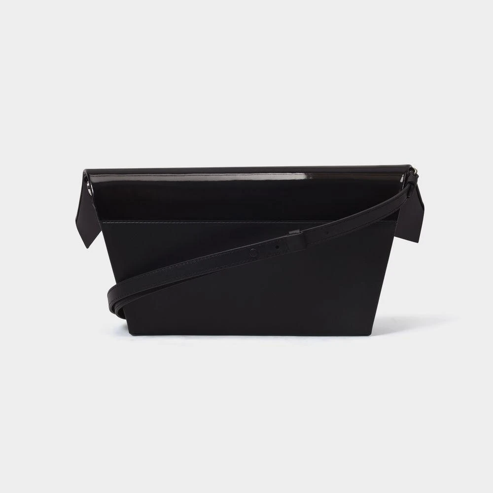 商品MAISON MARGIELA|Snatched Medium Bag in Black Leather,价格¥14035,第3张图片详细描述