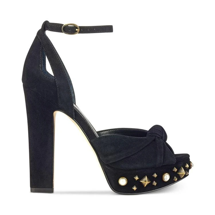 商品GUESS|Women's Kenzie Studded Platform Sandals,价格¥286,第2张图片详细描述