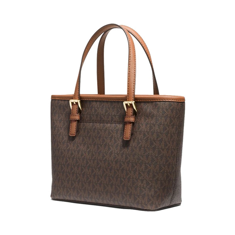 MICHAEL KORS 拼色女士托特包 35T9GTVT0B-BROWN 商品