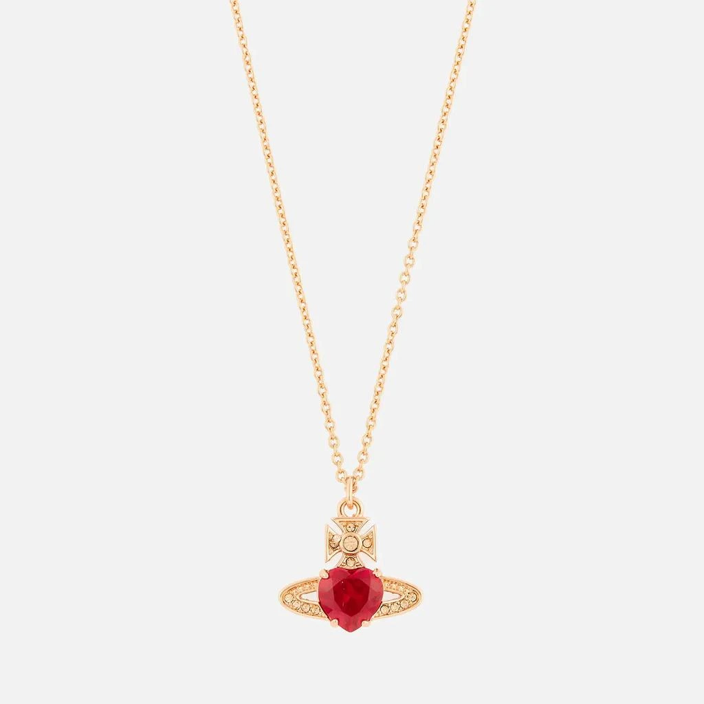 商品Vivienne Westwood|Vivienne Westwood Ariella Gold-Tone Cubic Zirconia Pendant Necklace,价格¥971,第1张图片