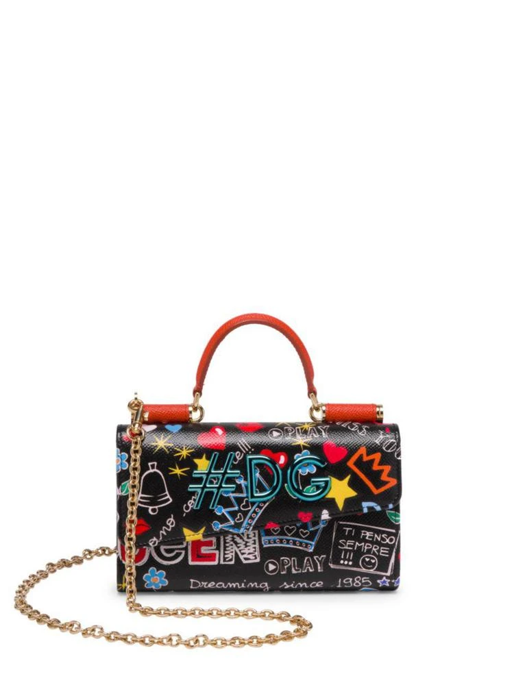 商品Dolce & Gabbana|涂鸦手提斜挎包,价格¥7408,第1张图片
