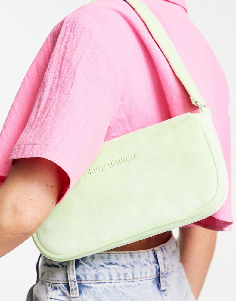 商品Juicy Couture|Juicy Couture bag with tonal matte metal charm and logo plaque in mint,价格¥518,第4张图片详细描述