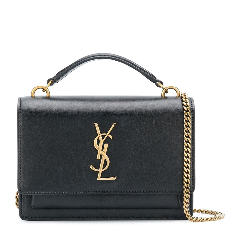 商品[国内直发] Yves Saint Laurent|YSL 圣罗兰 女士黑色牛皮单肩包斜挎包 533026-D422W-1000,价格¥14758,第1张图片