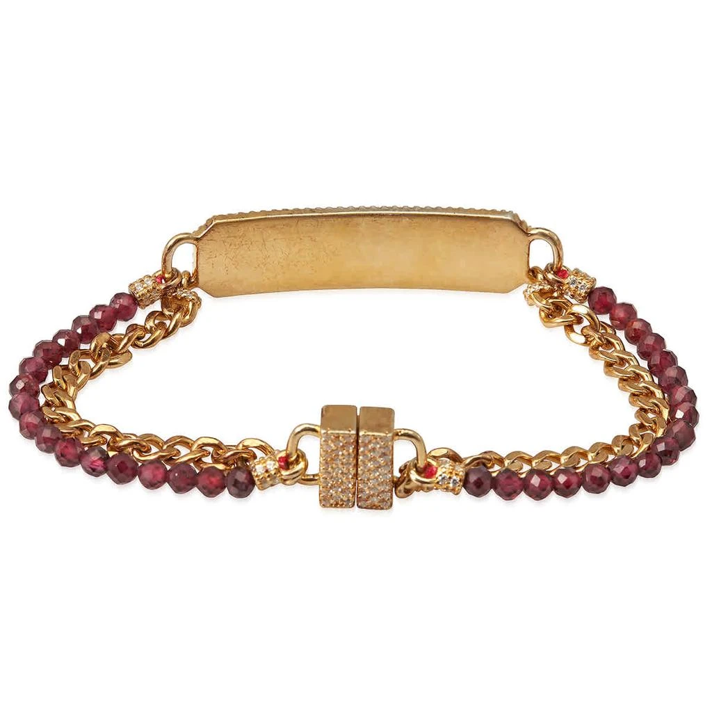 商品apm Monaco|Amour Chain And Bead Crystal Bracelet,价格¥1191,第3张图片详细描述